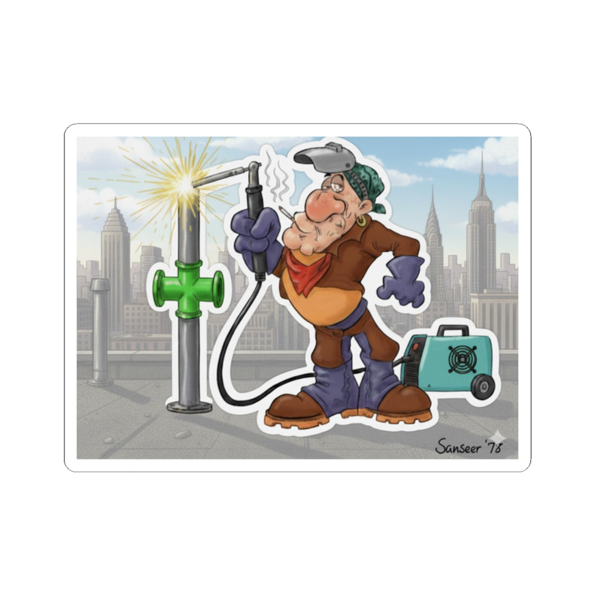SANSER Stickers